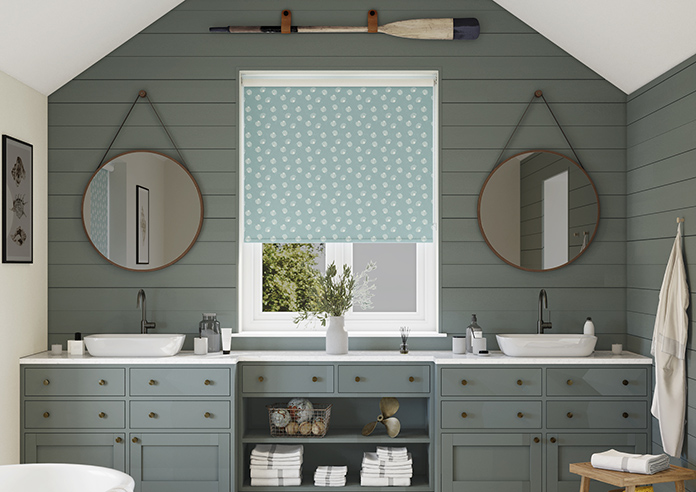 Periwinkle, Aqua - Roller Blind - Image 3
